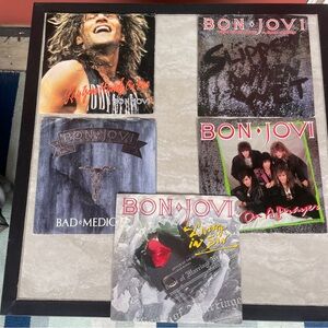 Bon Jovi collectors Record Singles Set of 5 - New